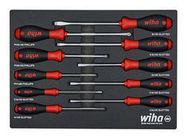 SCREWDRIVER TRAY SET, CUSHION GRIP, 10PC