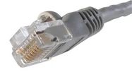 CABLE, RJ45 PLUG, CAT5E, 3FT, GREY