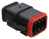 AUTOMOTIVE HOUSING, PLUG, 8POS, 13A