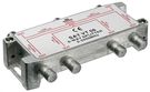 SAT Distributor, 6-Pack, 6 ports, silver - for satellite systems 5 MHz - 2400 MHz