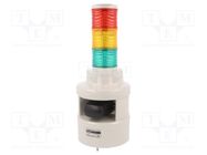 Signaller: signalling column; LED; red/amber/green; 24VDC; IP54 QLIGHT