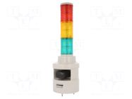 Signalling column; red/amber/green; LED; 24VDC; IP54; STD; ABS QLIGHT