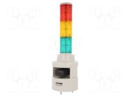 Signalling column; red/amber/green; LED; 24VDC; IP54; STD; ABS QLIGHT