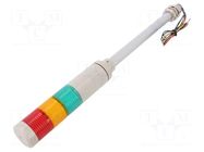 Signalling column; red/amber/green; LED; 24VDC; IP65; STG40L; ABS QLIGHT