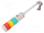 Signalling column; red/amber/green; LED; 24VDC; IP65; STG50L; ABS QLIGHT