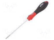 Screwdriver: standard; slot; 3x0.5mm; SoftFinish® WIHA