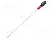 Screwdriver; slot; 4,0x0,8mm; SoftFinish®; Blade length: 300mm WIHA