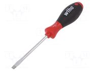 Screwdriver: standard; slot; 6.5x1.2mm; SoftFinish® WIHA