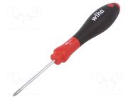 Screwdriver: standard; Phillips; PH0; SoftFinish® WIHA