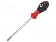 Screadriver: standard; Phillips; PH3; SoftFinish® WIHA