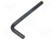 Wrench; hex key; HEX 6mm; Overall len: 94mm; Chrom-vanadium steel WIHA