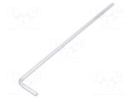 Wrench; hex key,spherical; HEX 3mm; Overall len: 128mm WIHA
