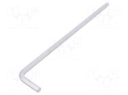 Wrench; hex key,spherical; HEX 6mm; Overall len: 184mm WIHA