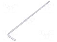 Wrench; hex key,spherical; HEX 3mm; Overall len: 128mm WIHA