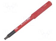 Interchangeable blade; insulated; square; RB1; Overall len: 75mm WIHA