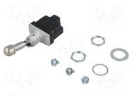 Switch: toggle; Pos: 2; SPDT; ON-ON; 15A/125VAC; Leads: screw; IP67 HONEYWELL