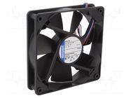 Fan: DC; axial; 24VDC; 119x119x25mm; 170m3/h; 43dBA; ball; Len: 0.31m EBM-PAPST