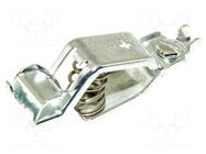 Crocodile clip; 25A; Grip capac: max.19mm; Overall len: 72mm MUELLER ELECTRIC