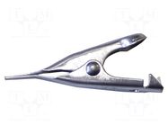 Crocodile clip; 5A; Grip capac: max.5.6mm; Overall len: 28mm MUELLER ELECTRIC