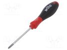 Screwdriver; Phillips; PH1; fitted with graduated scale WIHA