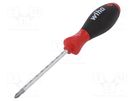 Screwdriver; Phillips; PH2; fitted with graduated scale WIHA