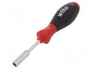 Screwdriver; 6-angles socket; HEX 7mm; SoftFinish® WIHA