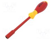 Screwdriver; insulated; 6-angles socket; HEX 7mm; 1kVAC WIHA