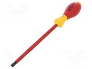 Screwdriver; insulated; slot; 8,0x1,6mm; Blade length: 175mm WIHA