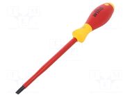 Screwdriver; insulated; slot; 6.5x1.2mm; Blade length: 150mm WIHA
