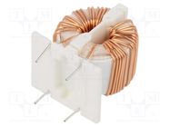 Inductor: wire; THT; 1mH; 100mΩ; 250VAC; -25÷120°C; SC; 2A KEMET