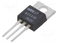 Transistor: PNP; bipolar; 100V; 15A; 90W; TO220 NTE Electronics