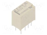 Relay: electromagnetic; DPDT; Ucoil: 4.5VDC; 2A; 0.3A/125VAC; THT FCL Components