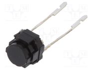 Microswitch TACT; SPST; Pos: 2; 0.05A/12VDC; SMT; none; 2N; 5mm PANASONIC