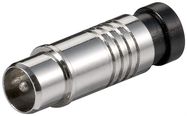 Coaxial Compression Plug - metal compression adapter