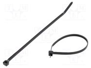 Cable tie; L: 142mm; W: 3.6mm; polyamide; 178N; black; Ømax: 35mm PANDUIT