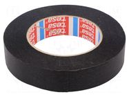 Tape: masking; W: 25mm; L: 50m; Thk: 0.175mm; 12%; natural caoutchouc TESA