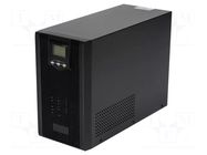 Power supply: UPS; 2.4kW; 3kVA; 230V; 144x246.5x215mm; Ubatt: 48V IPS