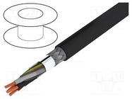 Wire; BiTservo UV 2XSLCHK-J; 4G2.5mm2; LSZH; black; 600V,1kV BITNER