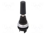 Switch: joystick; 22mm; Stabl.pos: 1; black; none; IP66; RMQ-Titan EATON ELECTRIC