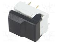 Switch: keypad; Pos: 2; SPDT; 0.01A/24VDC; black; Leads: for PCB C&K