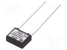 Capacitor: polypropylene; 15nF; 600VDC; 10mm; ±5%; 13x10.5x4.5mm MIFLEX