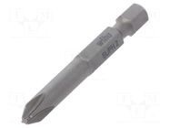 Screwdriver bit; PlusMinus PH-type; SL/PH2; Overall len: 50mm WIHA