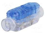 Quick splice; CoolSplice; IP68; IDC; blue; 0.34÷0.52mm2; ways: 2 TE Connectivity