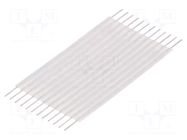 Connector: jumper cable; Tape ph: 1.27mm; L: 25.4mm; straight TE Connectivity