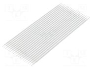 Connector: jumper cable; Tape ph: 2.54mm; L: 101.6mm; straight TE Connectivity