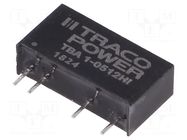 Converter: DC/DC; 1W; Uin: 4.5÷5.5VDC; Uout: 12VDC; Iout: 84mA; SIP7 TRACO POWER