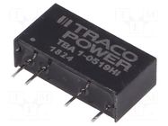 Converter: DC/DC; 1W; Uin: 4.5÷5.5VDC; Uout: 9VDC; Iout: 111mA; SIP7 TRACO POWER