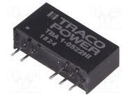 Converter: DC/DC; 1W; Uin: 4.5÷5.5V; Uout: 12VDC; Uout2: -12VDC; SIP7 TRACO POWER