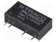 Converter: DC/DC; 1W; Uin: 10.8÷13.2V; Uout: 12VDC; Iout: 84mA; SIP7 TRACO POWER