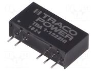 Converter: DC/DC; 1W; Uin: 10.8÷13.2VDC; Uout: 12VDC; Uout2: -12VDC TRACO POWER